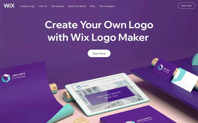Wix، ابزاری مناسب برای طراحی لوگو خیاطی رایگان