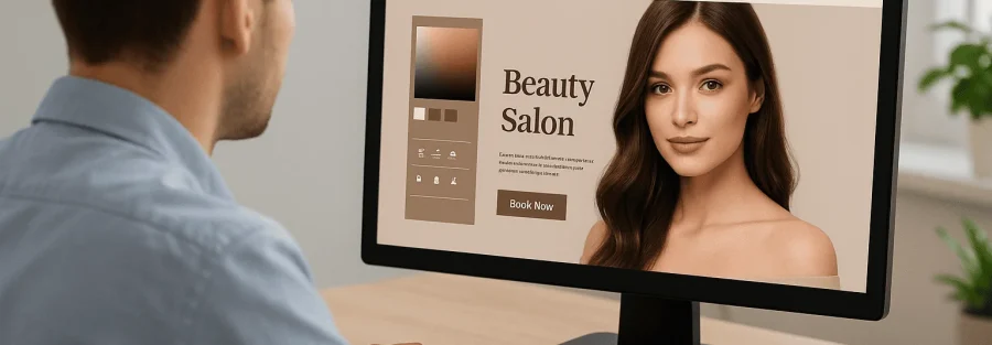 طراحی سایت سالن زیبایی