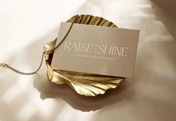 کارت ویزیت طلا فروشی