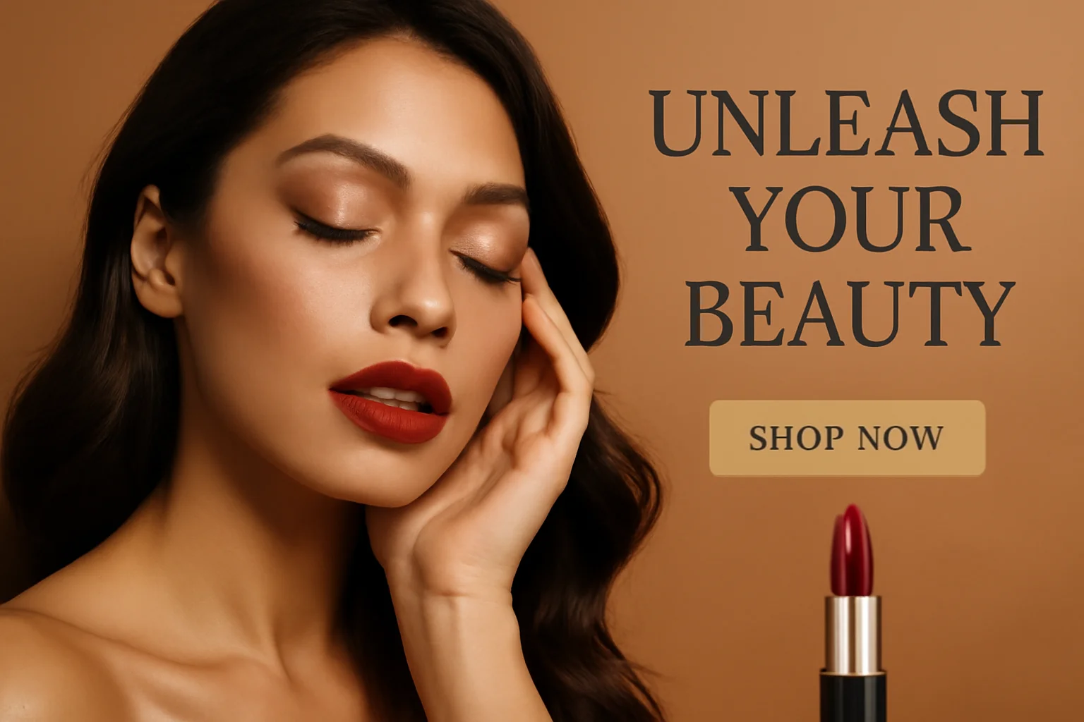 ایده تبلیغ لوازم آرایشی