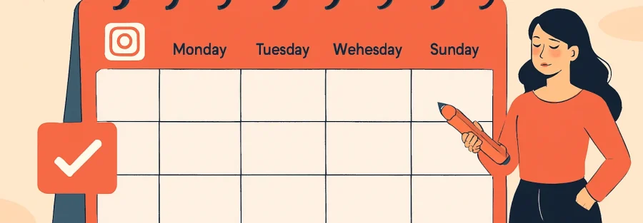 نمونه تقویم محتوایی