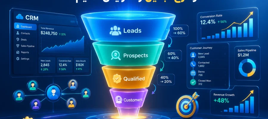 افزایش نرخ تبدیل فروش به کمک CRM
